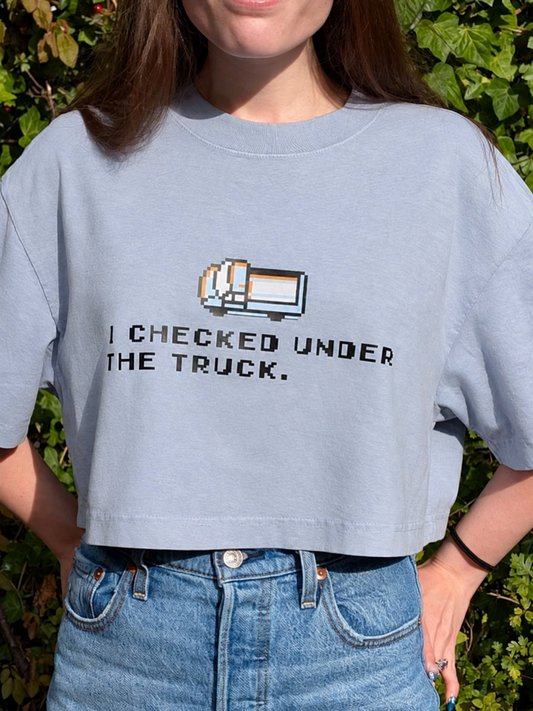 Under The Truck cropped tee