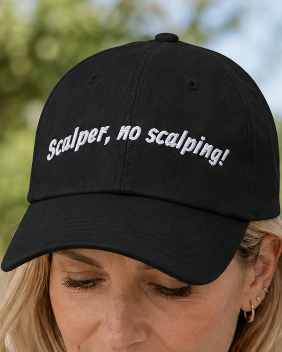 Scalper, No Scalping! hat