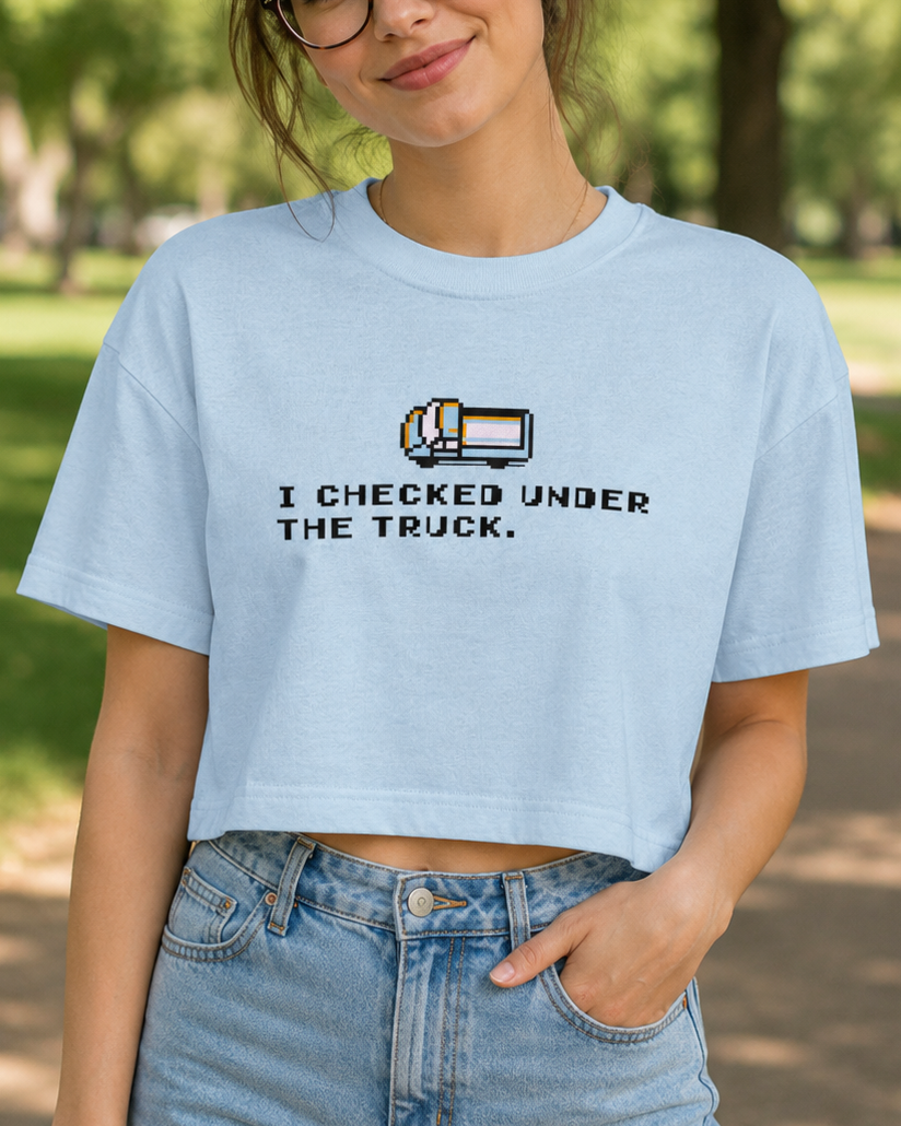 Under The Truck cropped tee