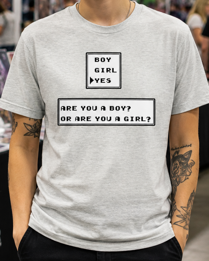 Boy/Girl/Yes Unisex t-shirt