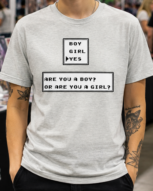 Boy/Girl/Yes Unisex t-shirt